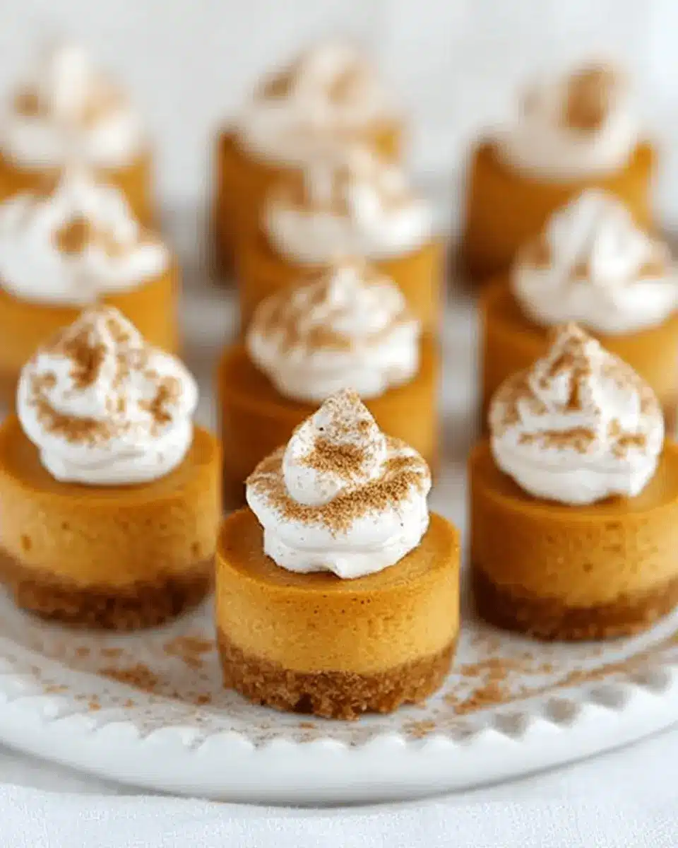 Mini Pumpkin Cheesecake Bites: Irresistibly Easy Fall Treats 7