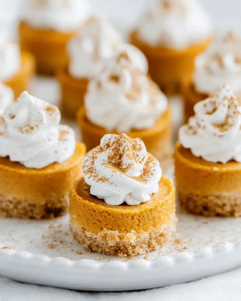 Mini Pumpkin Cheesecake Bites: Irresistibly Easy Fall Treats 6