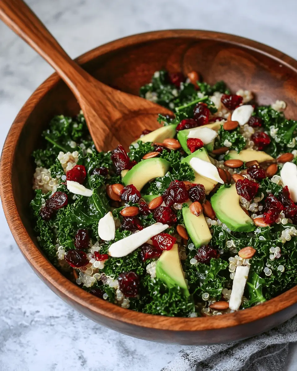 Harvest Grain & Kale Salad: Easy Cranberry Vinaigrette Bliss 5