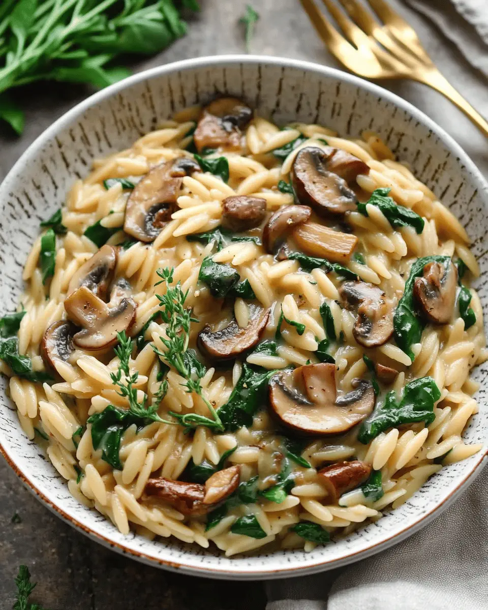 Creamy Mushroom and Spinach Orzo: Your New Favorite Comfort Dish 5 taoz3z3ope141wjuuswl