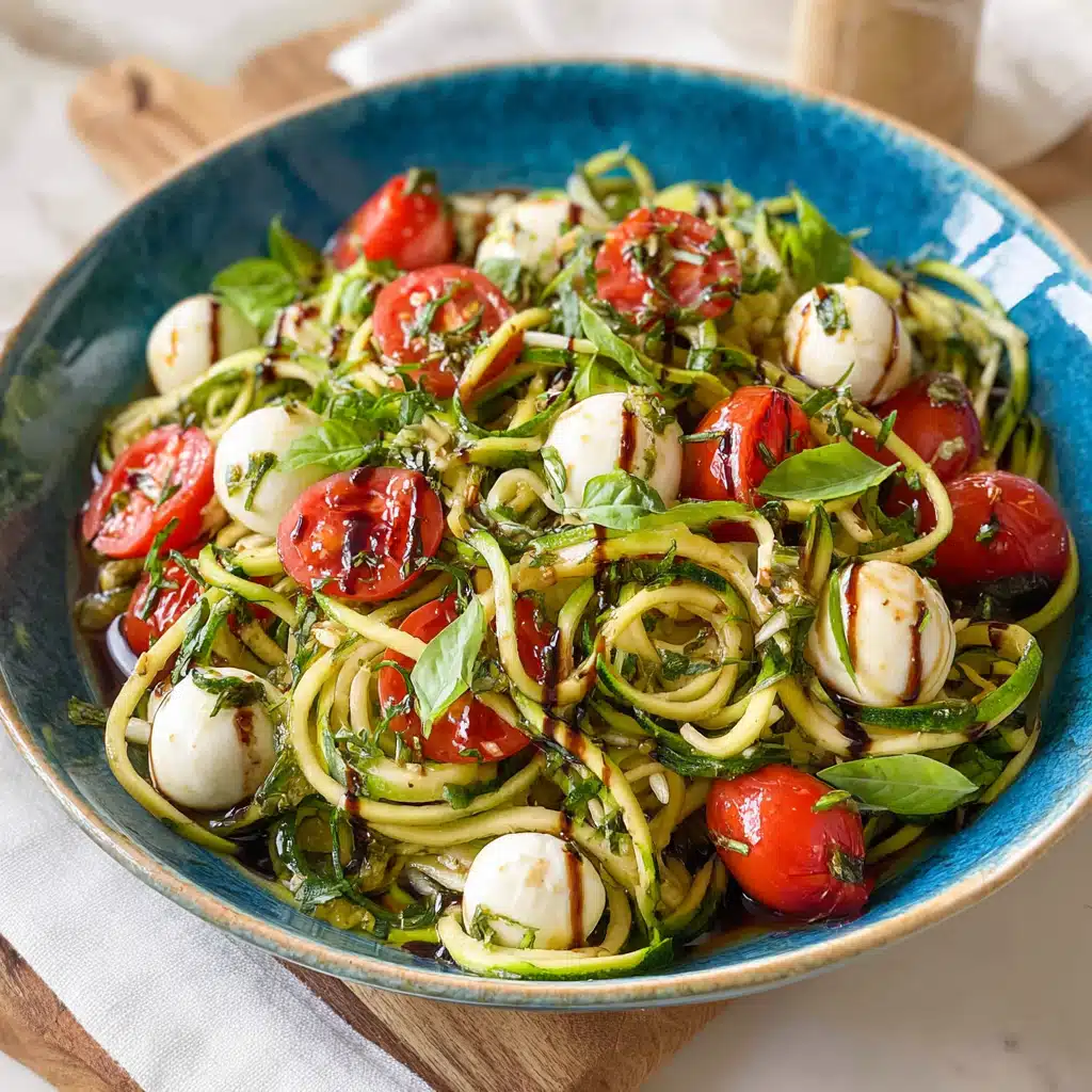 Balsamic Caprese Zoodle Salad: A Fresh Flavor Explosion!