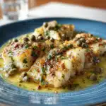 Keto Cod Lemon Piccata