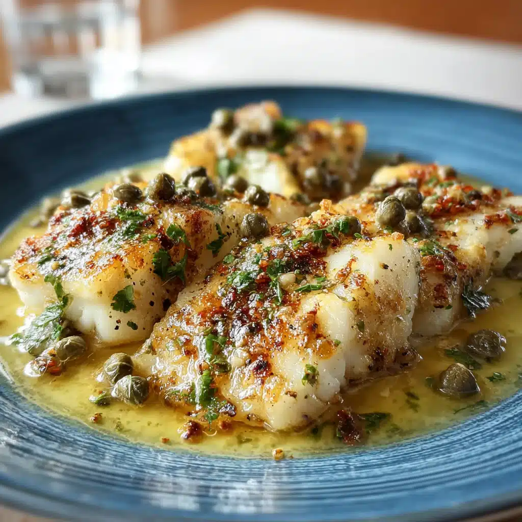 Keto Cod Lemon Piccata