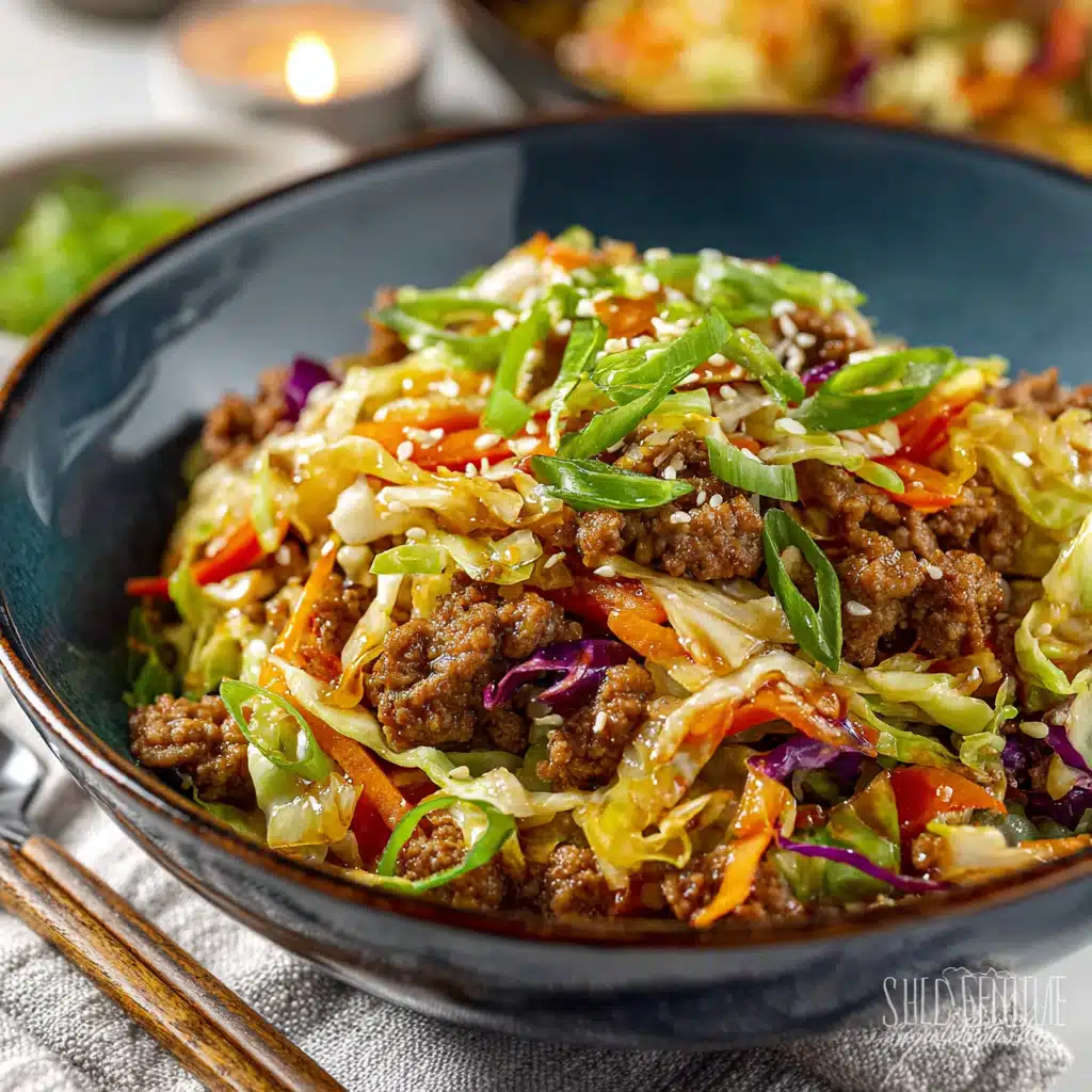 Keto Egg Roll in a Bowl: Discover This Quick Delight!