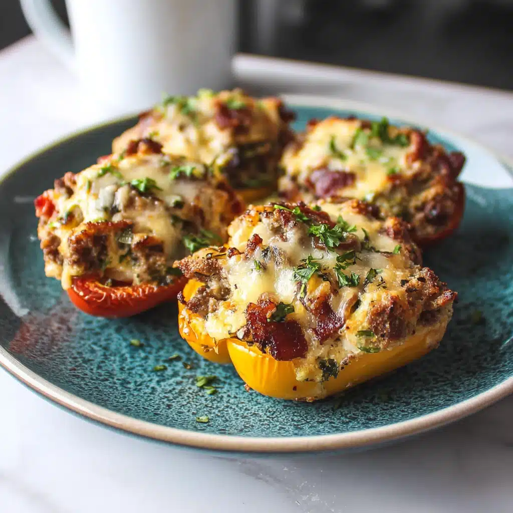Keto Philly Cheesesteak Bell Peppers: A Savory Delight!