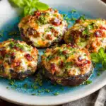 Low Carb Beef Stroganoff over Cauliflower Rice