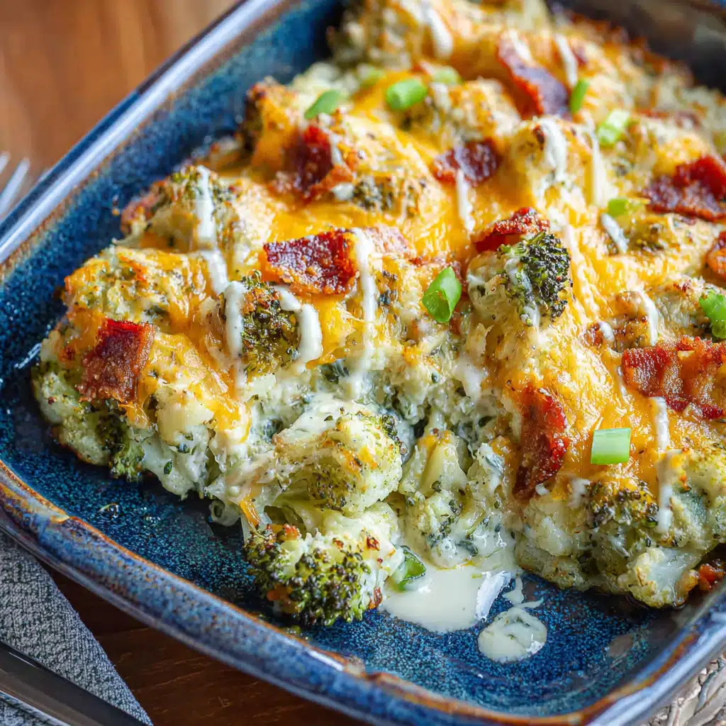 Low Carb Loaded Broccoli Cauliflower Casserole Recipe Revealed!