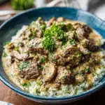 Low Carb Sausage Stuffed Portobello Mushrooms