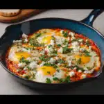 Low Carb Shakshuka with Goat Cheese