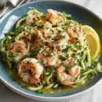 Low Carb Shrimp Scampi with Zoodles
