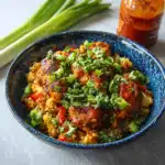 Low Carb Sriracha Chicken Fried Rice