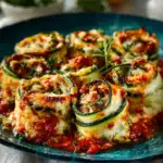 Low Carb Zucchini Lasagna Roll-Ups
