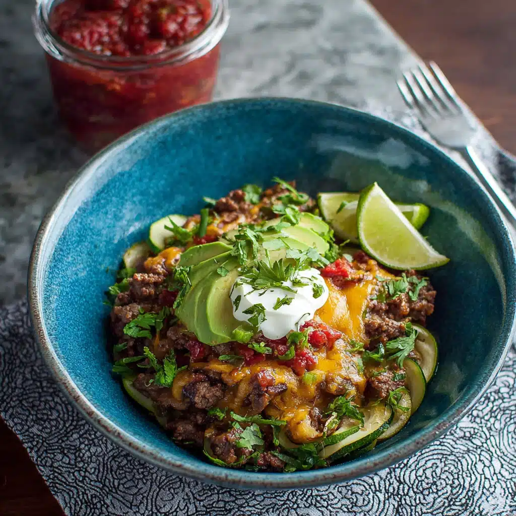 Low Carb Zucchini Taco Bowls: A Healthy Meal Idea!