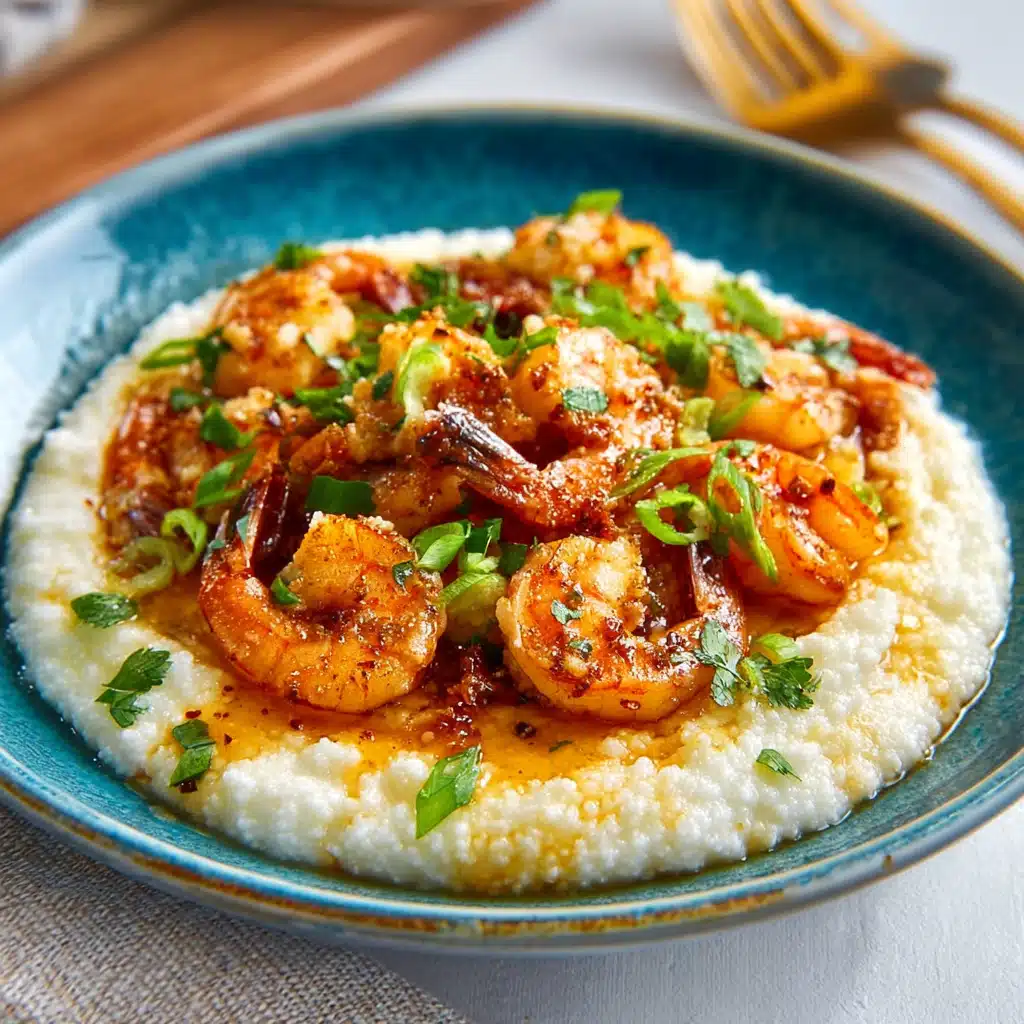 Shrimp and Cauliflower Grits