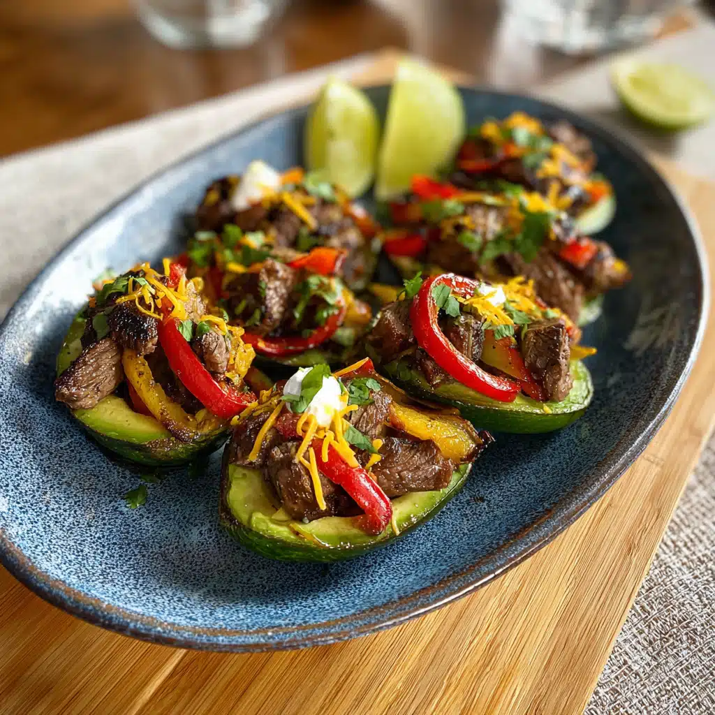 Steak Fajita Stuffed Avocados: A Flavorful Delight!