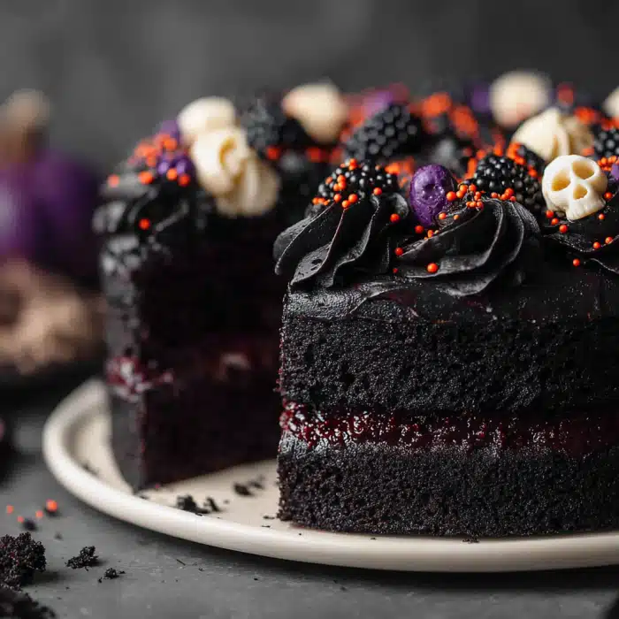 Black Velvet Halloween Cake: A Spooky Delight Recipe!