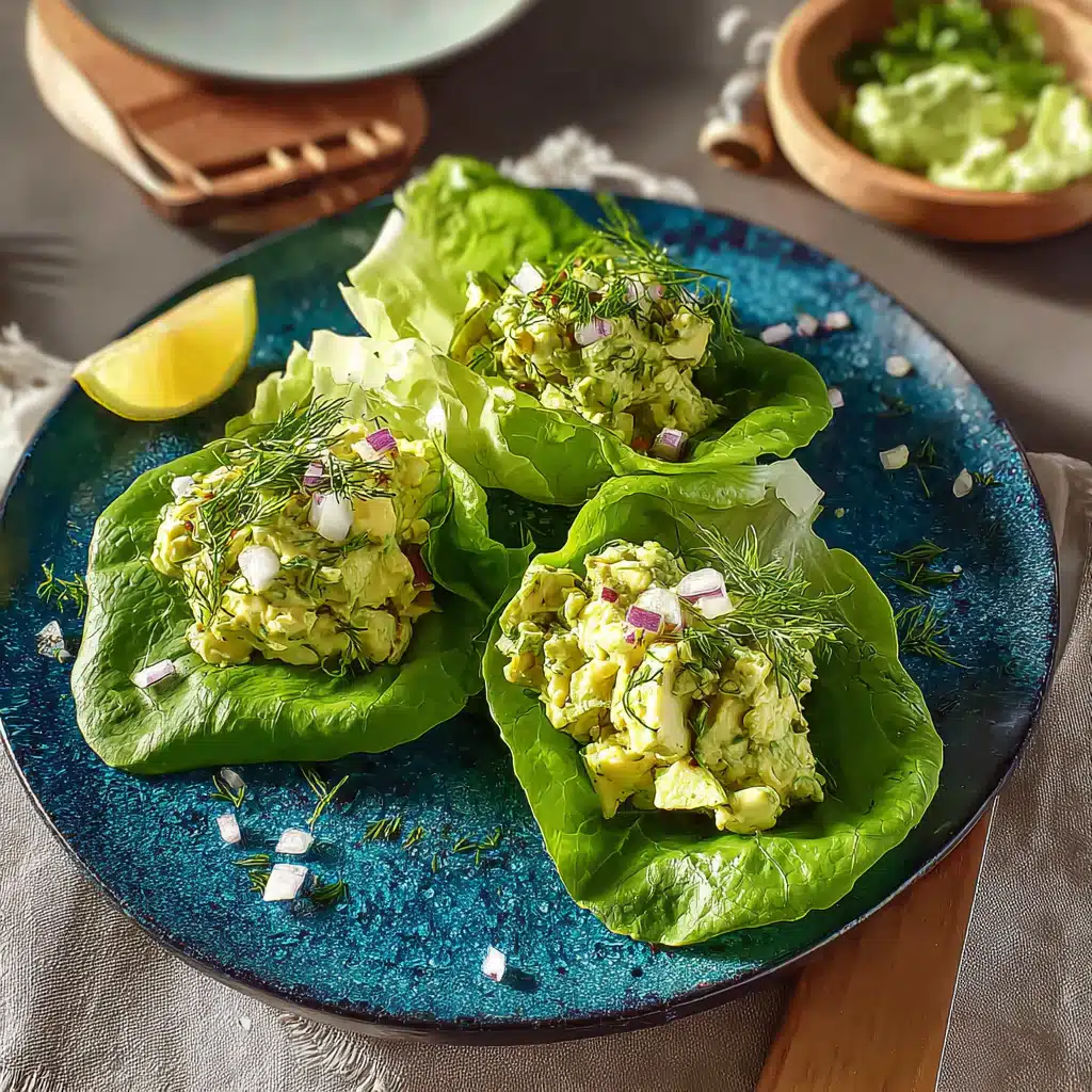 Creamy Avocado Egg Salad Lettuce Wraps You’ll Love!