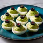Eye of Newt Avocado Deviled Eggs