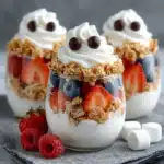 Ghostly Yogurt Parfaits