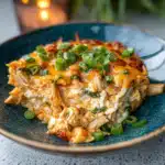 Keto Buffalo Chicken Casserole