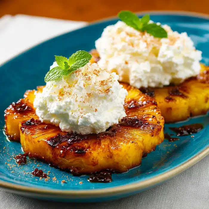 Keto Caramelized Pineapple with Mascarpone Cream delights your taste buds effortlessly!