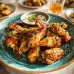 Keto Garlic Butter Wings
