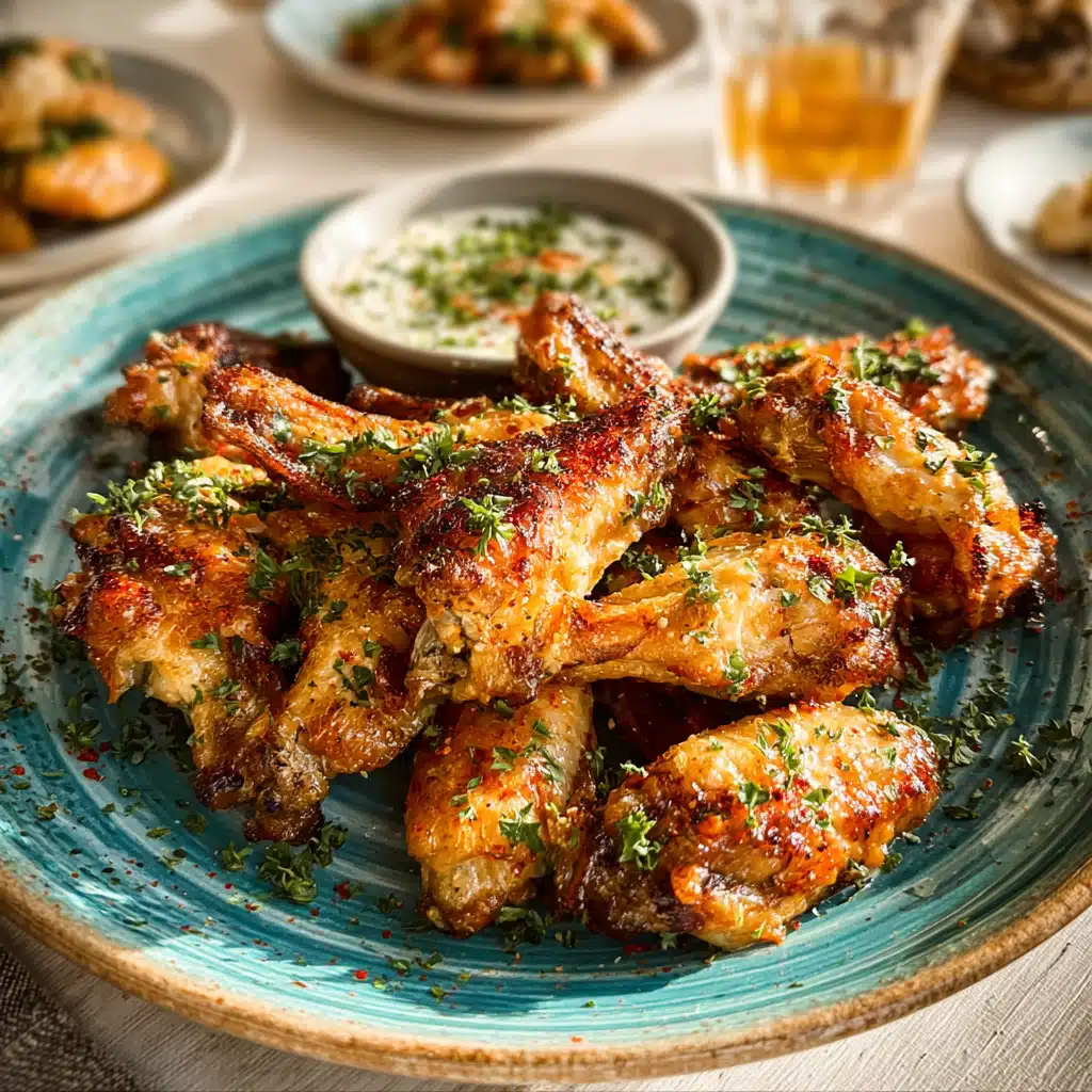 Keto Garlic Butter Wings