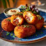 Keto Ham & Cheese Croquettes