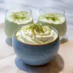 Keto Lime, Coconut, and Basil Cream Dessert