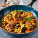Keto Monkfish Tajine with Saffron & Curry