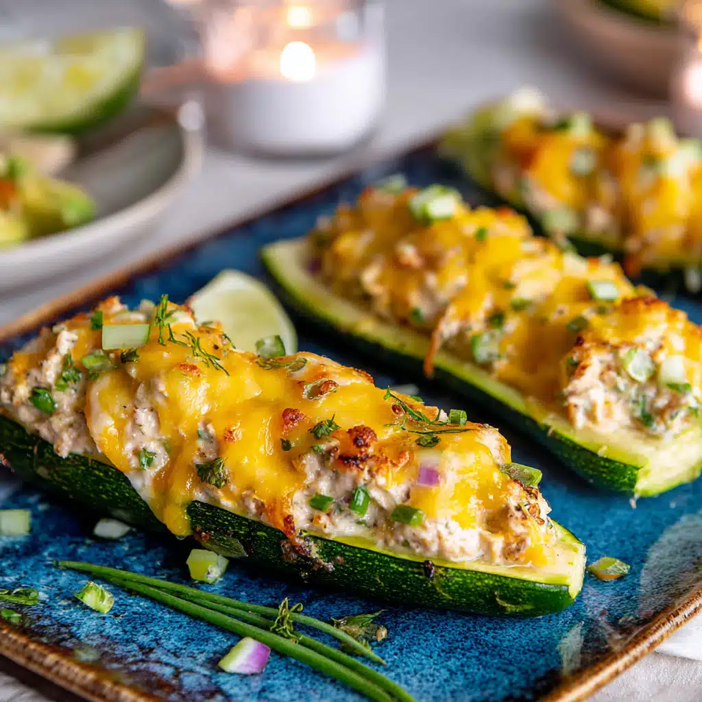 Keto Tuna-Stuffed Zucchini Boats: A Healthy Delight!