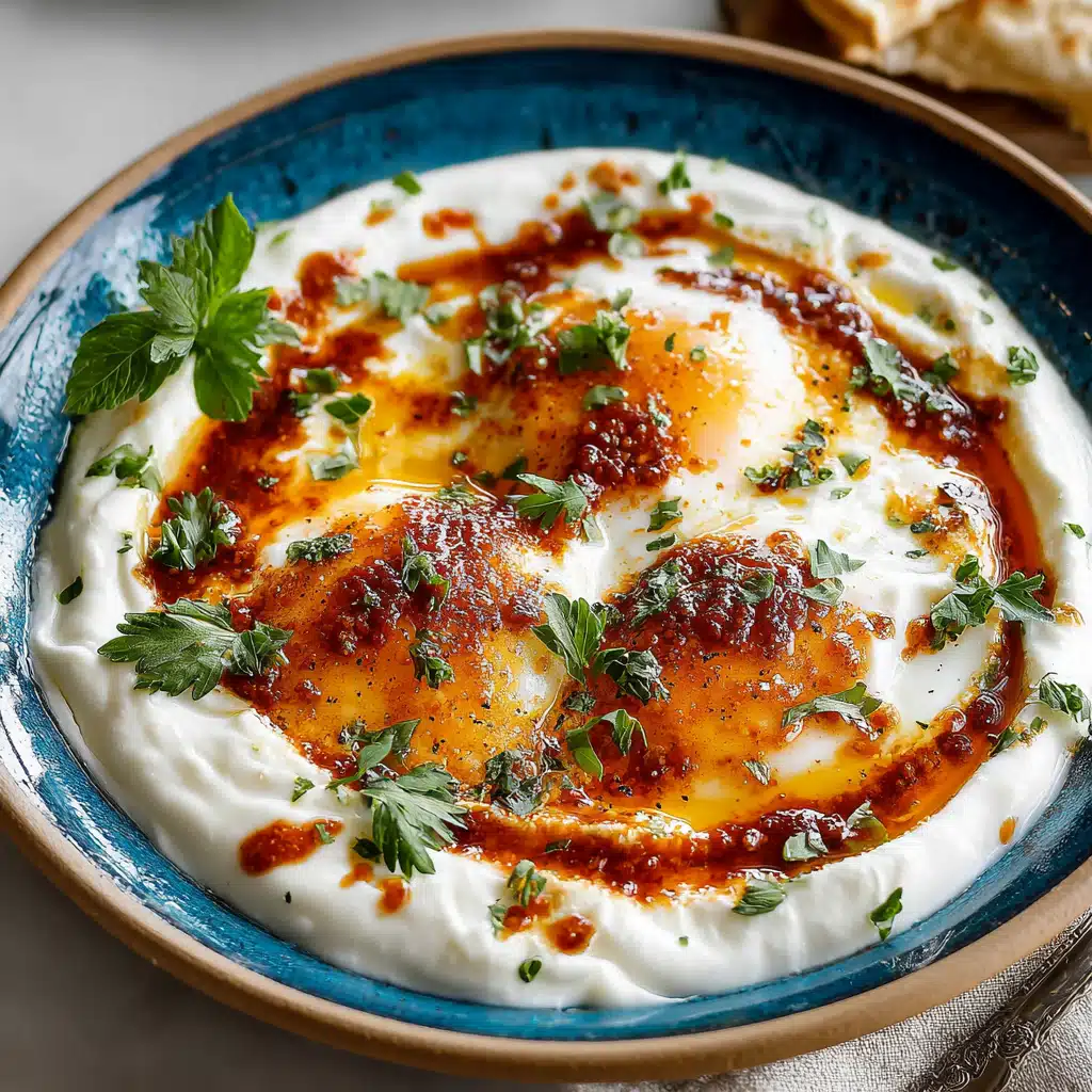 Keto Turkish Eggs with Garlic Yogurt