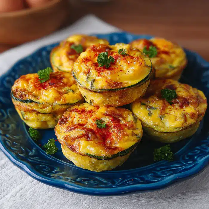 Keto Zucchini & Cheese Egg Bake Cups are delicious!