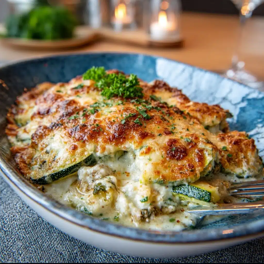 Keto Zucchini & Tuna Gratin: A Delicious Low-Carb Delight!