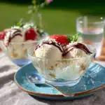 Keto vanilla ice cream