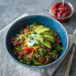 Low Carb Zucchini Taco Bowls