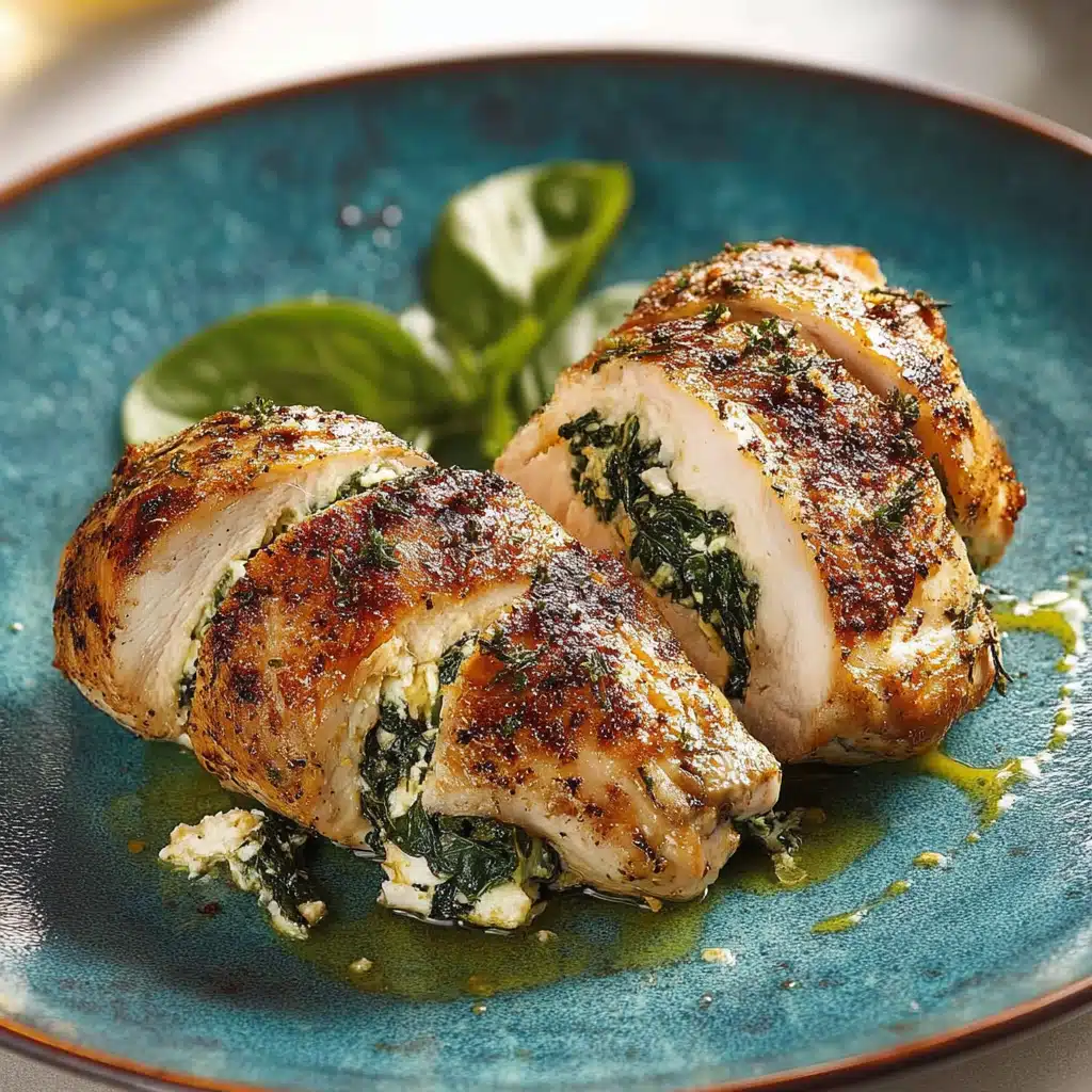 Stuffed Chicken Breast with Spinach & Feta