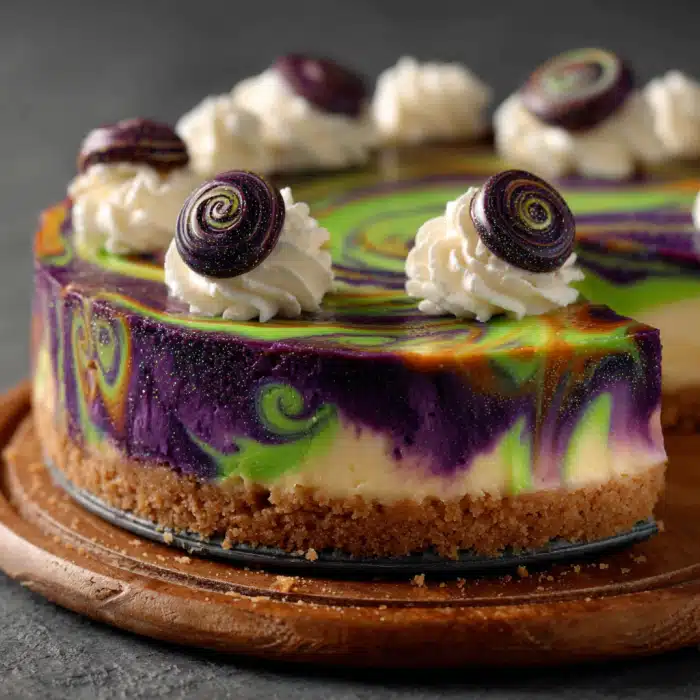 Witches Brew Swirl Cheesecake: Delight in This Spooky Recipe!
