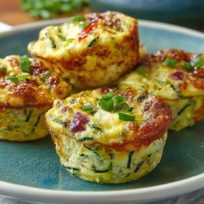 Zucchini & Cheese Egg Bites