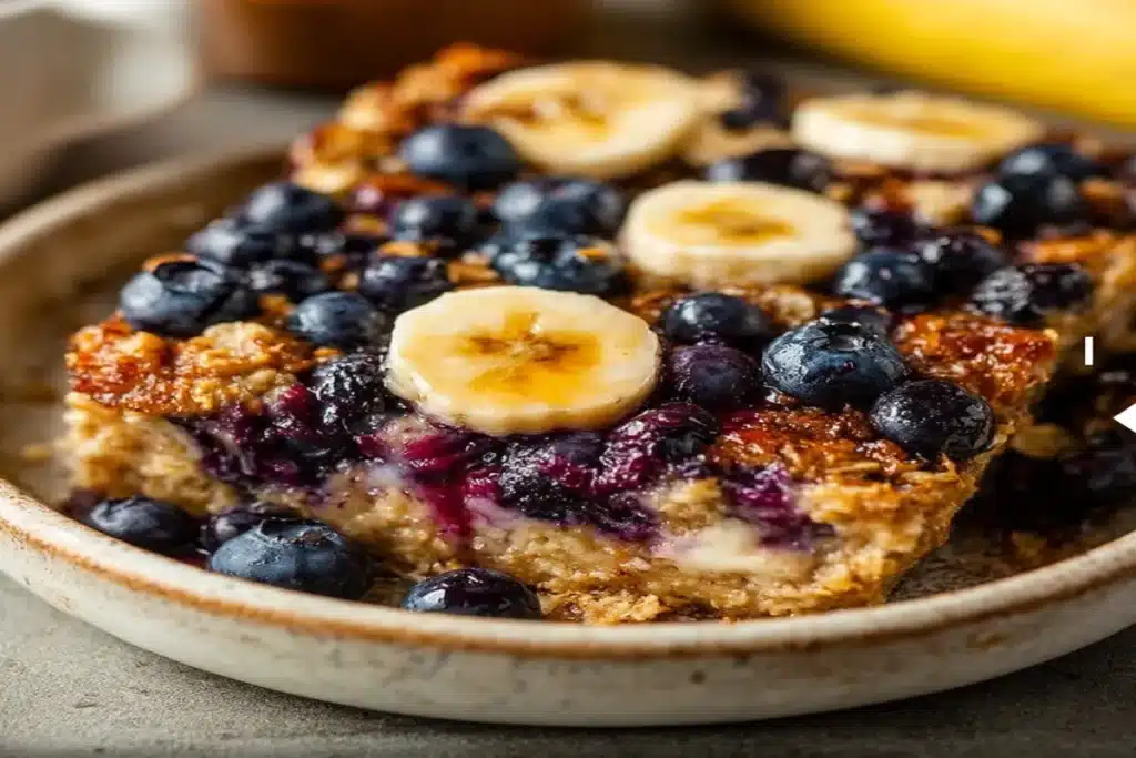Baked Oatmeal with Blueberries and Bananas: A Delightful Breakfast! 4 image 1200x800 1754673988343