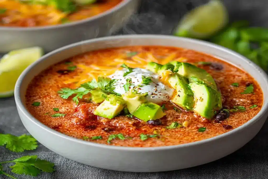 20-minute Keto Taco Soup: A Quick, Delicious Meal! 4 image 1200x800 1757419381762
