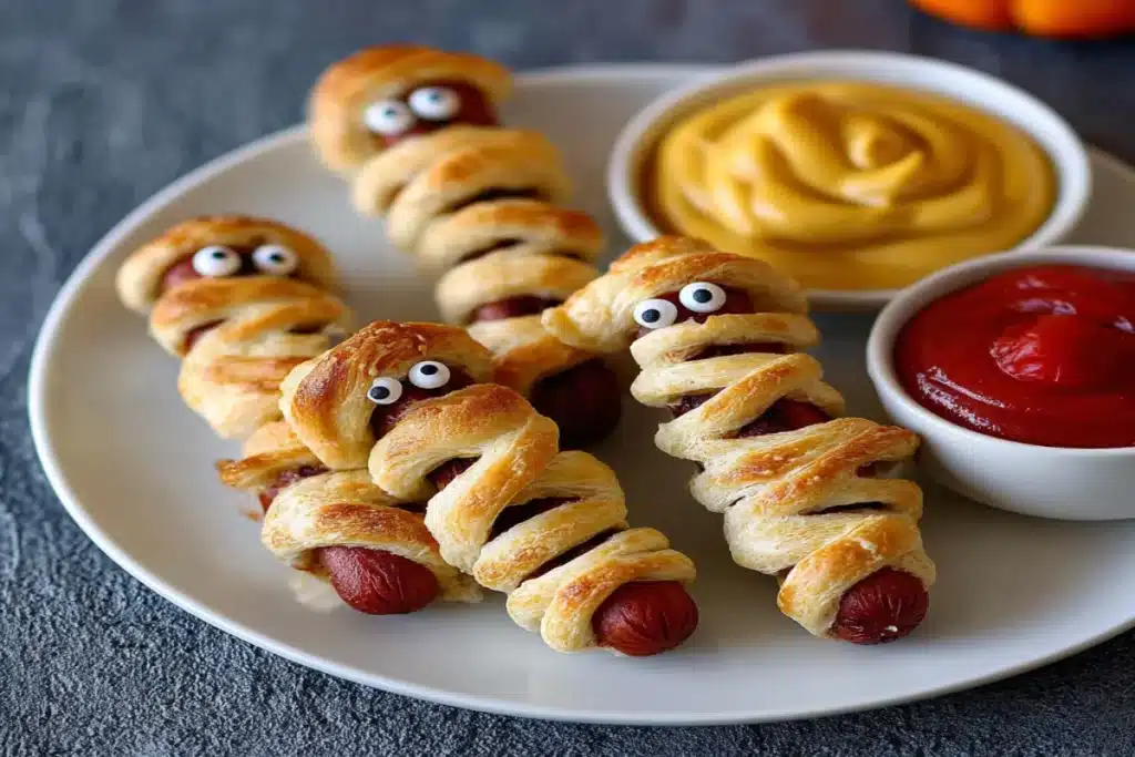 Halloween Mummy Hot Dogs: A Fun, Tasty Treat Recipe! 4 image 1200x800 1758200160086