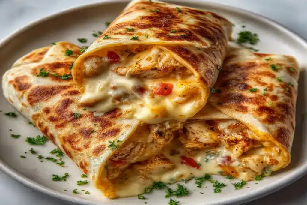 Ooey-Gooey Cheesy Garlic Chicken Wraps for Dinner Tonight! 4 image 1200x800 1758835554913