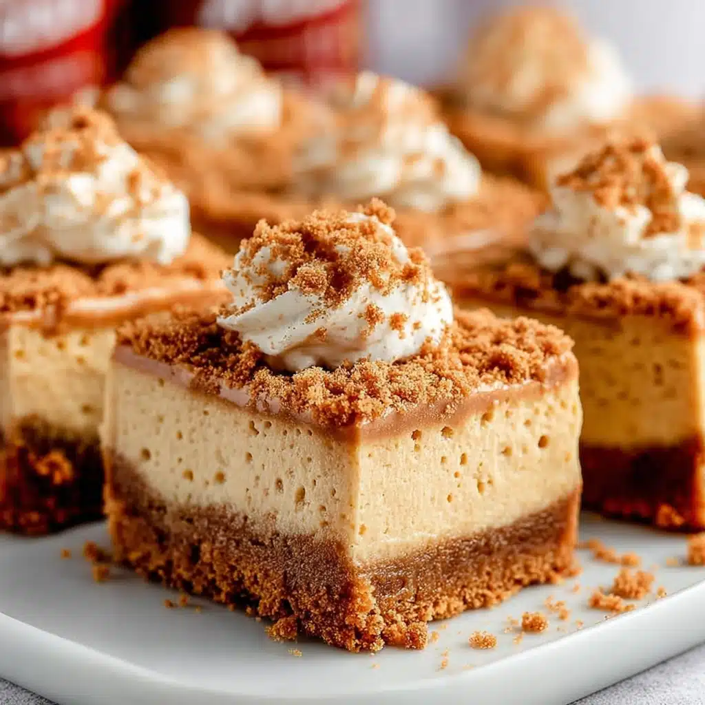 Biscoff Cookie Butter Cheesecake Bars that Delight You!