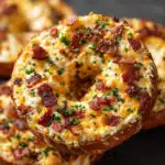 Creamy Bacon Cheddar Bagels
