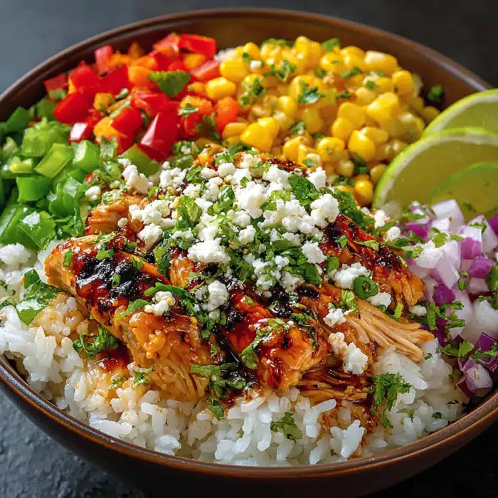 Easy Street Corn Chicken Rice Bowl: Quick & Delicious!