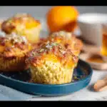 Keto Autumn Orange Cardamom Muffins