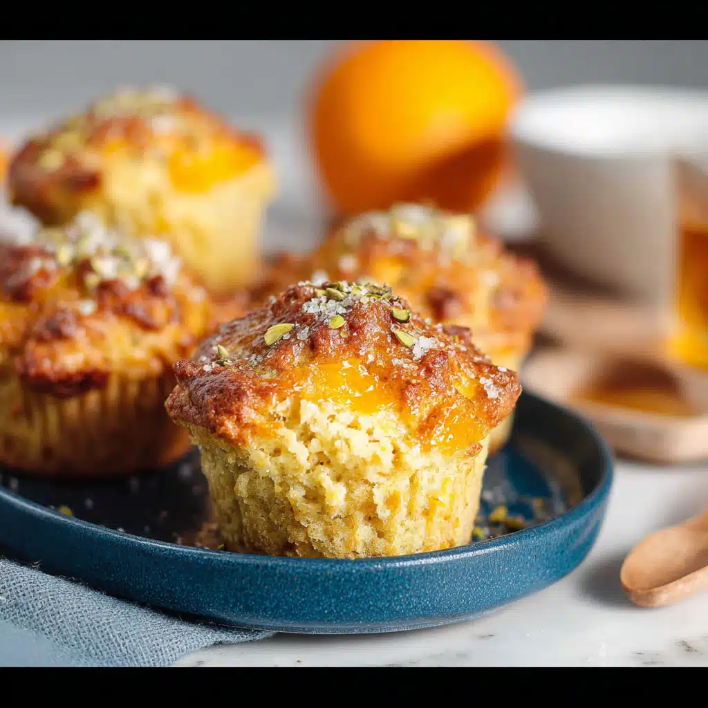 Keto Autumn Orange Cardamom Muffins