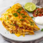 Keto Chicken and Cheese Quesadilla