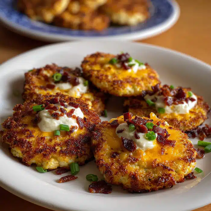 Keto Loaded Cauliflower Medallions are a must-try!